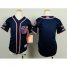 Washington Nationals Blank Navy Blue Cool Base 2019 World Series Champions Stitched Youth MLB Jersey