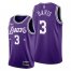 Los Angeles Los Angeles Lakers #3 Anthony Davis Mens 2021-22 City Edition Purple NBA Jersey Mens