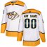 Mens Adidas Predators Personalized Authentic White Road NHL Jersey