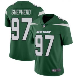 Nike New York Jets #97 Nathan Shepherd Green Team Color Mens Stitched NFL Vapor Untouchable Limited Jersey