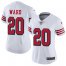 Nike San Francisco 49ers #20 Jimmie Ward White Rush Womens Stitched NFL Vapor Untouchable Limited Jersey