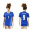 Womens Italy #9 Baggio Home Soccer Country Jersey