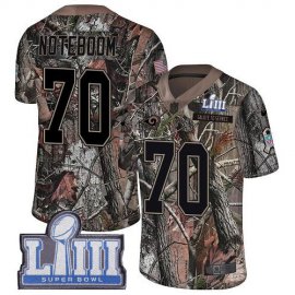 Nike Los Angeles Rams #70 Joseph Noteboom Camo Super Bowl LIII Bound Mens Stitched NFL Limited Rush Realtree Jersey