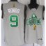 Boston Celtics 9 Rajon Rondo Grey 2010 Finals Commemorative Jersey Cheap