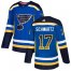 Adidas St. Louis Blues #17 Jaden Schwartz Blue Home Authentic Drift Fashion Stitched NHL Jersey