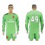 Arsenal #49 Macey Green Goalkeeper Long Sleeves Soccer Club Jersey