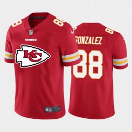 Kansas City Chiefs #88 Tony Gonzalez Red Mens Nike Big Team Logo Player Vapor Limited NFL Jersey