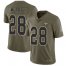 Nike New Orleans Saints #28 Latavius Murray Olive Youth Stitched NFL Limited 2017 Salute to Service Jersey