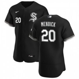 Chicago White Sox #20 Danny Mendick Mens Nike Black Alternate 2020 Authentic Player MLB Jersey