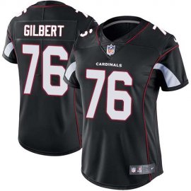 Nike Arizona Cardinals #76 Marcus Gilbert Black Alternate Womens Stitched NFL Vapor Untouchable Limited Jersey