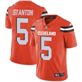 Nike Cleveland Browns #5 Drew Stanton Orange Alternate Mens Stitched NFL Vapor Untouchable Limited Jersey