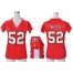 Nike San Francisco 49ers #52 Patrick Willis Red Team Color Draft Him Name & Number Top Womens Stitched NFL Elite Jersey