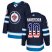 Adidas Winnipeg Jets #10 Dale Hawerchuk Navy Blue Home Authentic USA Flag Stitched NHL Jersey