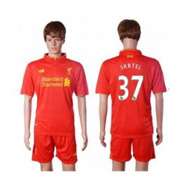 Liverpool #37 Skrtel Red Home Soccer Club Jersey