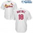 St.Louis Cardinals #18 Carlos Martinez White Cool Base Stitched Youth MLB Jersey