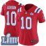 Nike New England Patriots #10 Josh Gordon Red Alternate Super Bowl LIII Bound Womens Stitched NFL Vapor Untouchable Limited Jersey