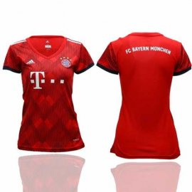 Womens Bayern Munchen Blank Home Soccer Club Jersey