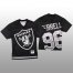 NFL Las Vegas Raiders #96 Clelin Ferrell Black Mens Mitchell & Nell Big Face Fashion Limited NFL Jersey