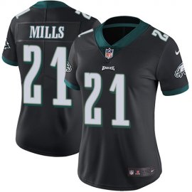 Nike Philadelphia Eagles #21 Jalen Mills Black Alternate Womens Stitched NFL Vapor Untouchable Limited Jersey