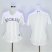 Colorado Rockies Blank White Strip Womens Home Stitched MLB Jersey
