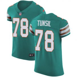 Nike Miami Dolphins #78 Laremy Tunsil Aqua Green Alternate Mens Stitched NFL Vapor Untouchable Elite Jersey