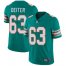 Nike Miami Dolphins #63 Michael Deiter Aqua Green Alternate Mens Stitched NFL Vapor Untouchable Limited Jersey