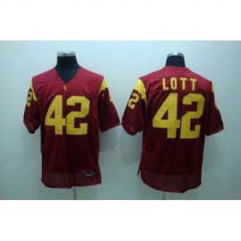 USC Trojans 42 LOTT red NCAA Jerseys