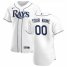 Tampa Bay Rays Custom Mens Nike White Home 2020 Authentic Player MLB Jersey