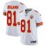 Nike Kansas City Chiefs #81 Kelvin Benjamin White Mens Stitched NFL Vapor Untouchable Limited Jersey