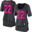 Nike Dallas Cowboys #22 Emmitt Smith Dark Grey Womens Breast Cancer Awareness Stitched NFL Elite Jersey