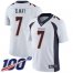 Nike Denver Broncos #7 John Elway White Mens Stitched NFL 100th Season Vapor Limited Jersey