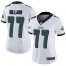 Nike Philadelphia Eagles #77 Andre Dillard White Womens Stitched NFL Vapor Untouchable Limited Jersey