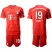 Bayern Munchen #19 Rudy Home Soccer Club Jersey