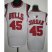 Chicago Bulls 45 Michael Jordan White Revolution 30 NBA Jerseys Cheap
