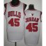 Chicago Bulls 45 Michael Jordan White Revolution 30 NBA Jerseys Cheap