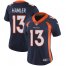 Nike Denver Broncos #13 KJ Hamler Navy Blue Alternate Womens Stitched NFL Vapor Untouchable Limited Jersey