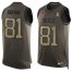 Nike Tampa Bay Buccaneers #81 Antonio Brown Green Mens Stitched NFL Limited Salute To Service Tank Top Jersey