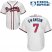Atlanta Braves #7 Dansby Swanson White Cool Base Stitched Youth MLB Jersey