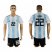 Argentina #22 GOMEZ Home 2018 FIFA World Cup Soccer Jersey