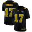 Tennessee Titans #17 Ryan Tannehill Mens Black Nike Golden Sequin Vapor Limited NFL Jersey