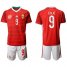 Hungary #9 Szalai Home Soccer Country Jersey