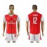 Arsenal #12 Giroud Champions League Home Soccer Club Jersey