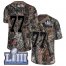 Nike Los Angeles Rams #77 Andrew Whitworth Camo Super Bowl LIII Bound Youth Stitched NFL Limited Rush Realtree Jersey