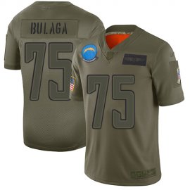 Nike Los Angeles Chargers #75 Bryan Bulaga Camo Mens Stitched NFL Limited 2019 Salute To Service Jersey