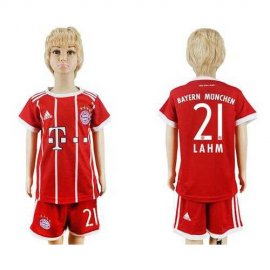 Bayern Munchen #21 Lahm Home Kid Soccer Club Jersey