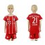 Bayern Munchen #21 Lahm Home Kid Soccer Club Jersey