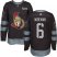 Adidas Ottawa Senators #6 Chris Wideman Black 1917-2017 100th Anniversary Stitched NHL Jersey