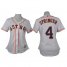 Houston Astros #4 George Springer White Home Womens Stitched MLB Jersey