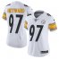 Nike Pittsburgh Steelers #97 Cameron Heyward White Womens Stitched NFL Vapor Untouchable Limited Jersey
