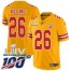 Nike Kansas City Chiefs #26 Damien Williams Gold Super Bowl LIV 2020 Mens Stitched NFL Limited Inverted Legend 100th Season Jersey
